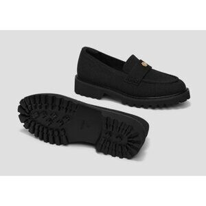 VIVAIA Round-Toe Platform Chunky Heel Loafers (Francesca) Size EU 35.5
